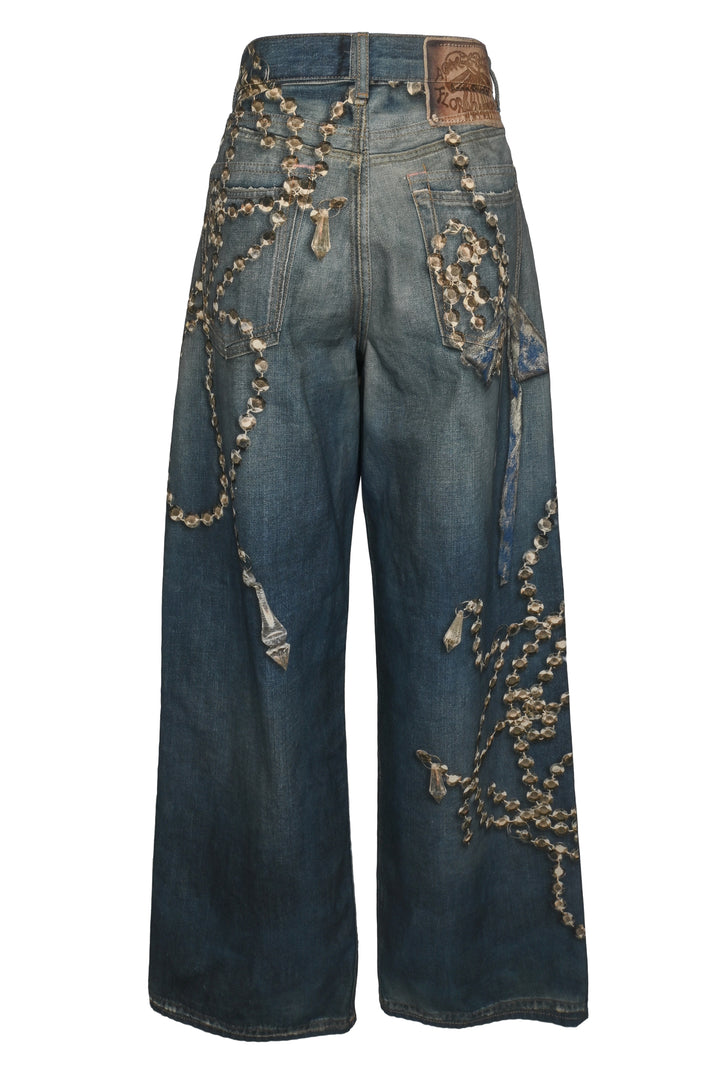 Acne Studios Size 2 Trompe L'oeil Jeans - 1981