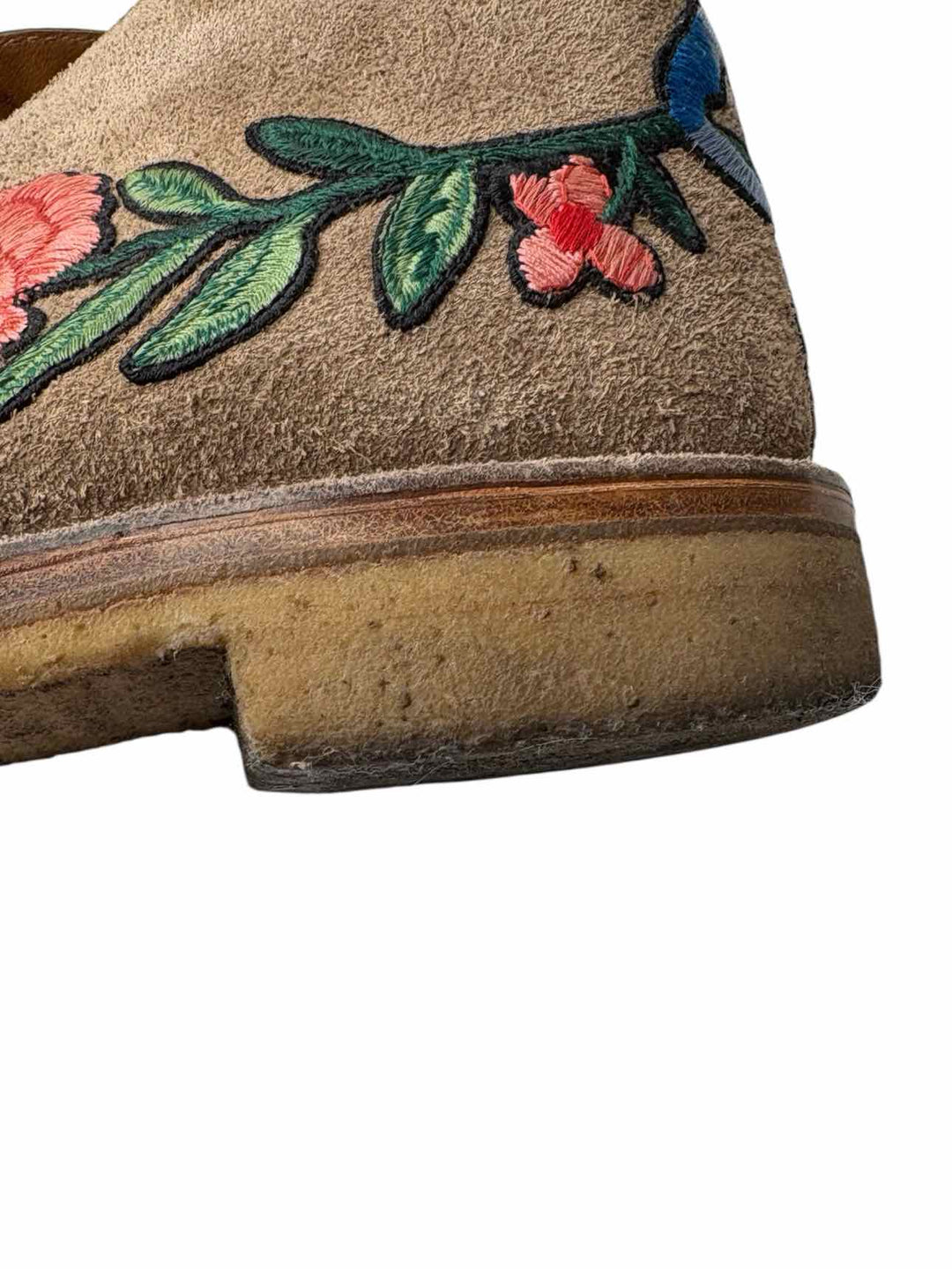 Gucci Embroidered Suede Chukka Size 9 Men's Boots