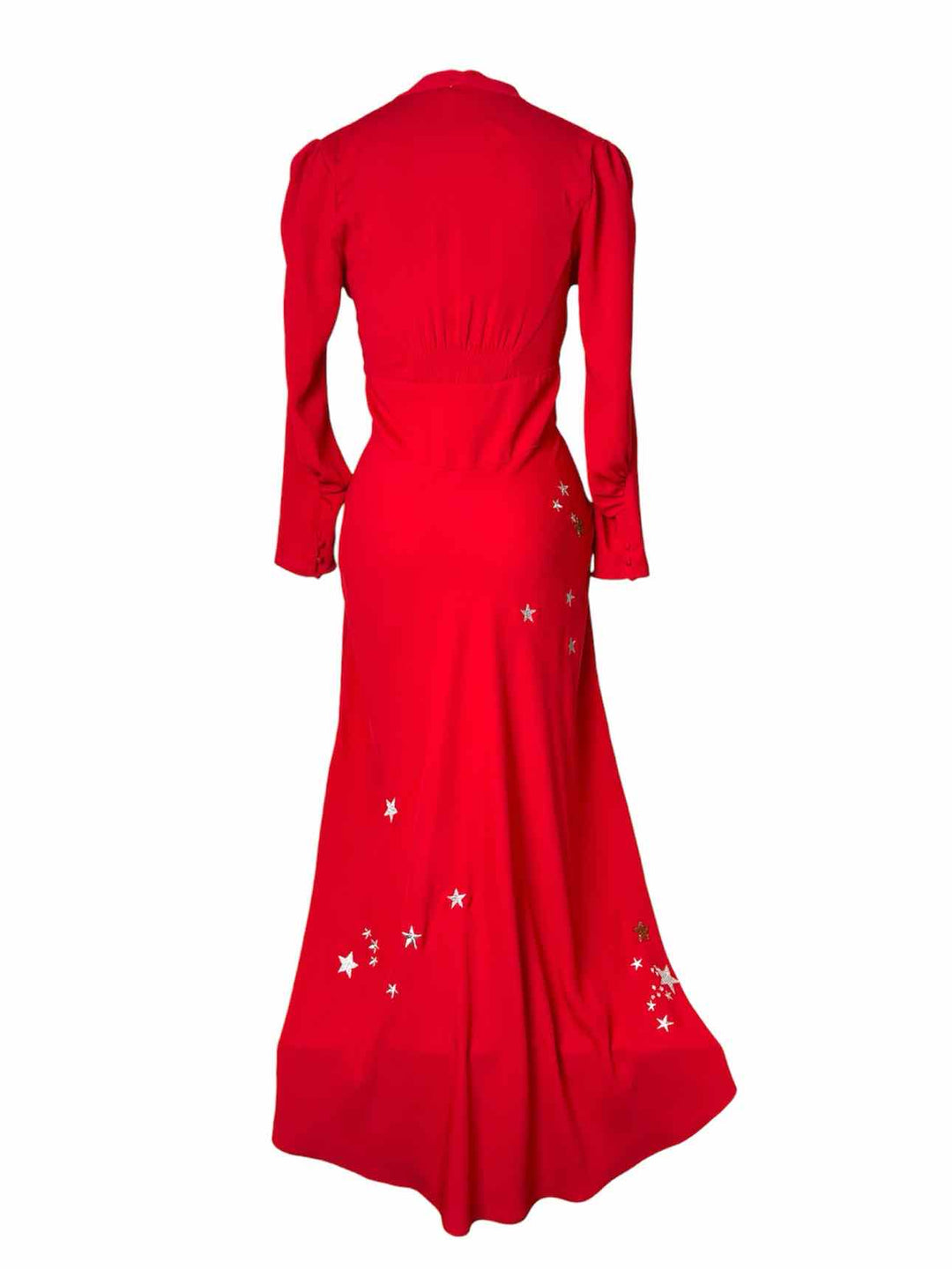 Rixo Size S Margo Embroidered Star Pattern Dress