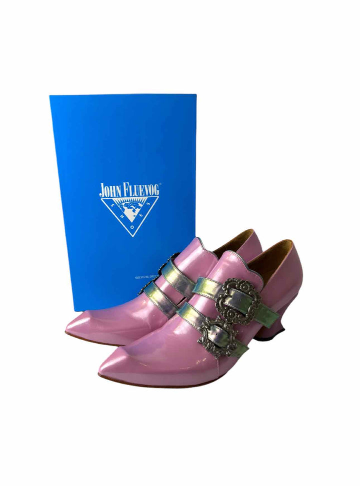 Fluevog Size 11 Classy Strozzi Heeled Loafers