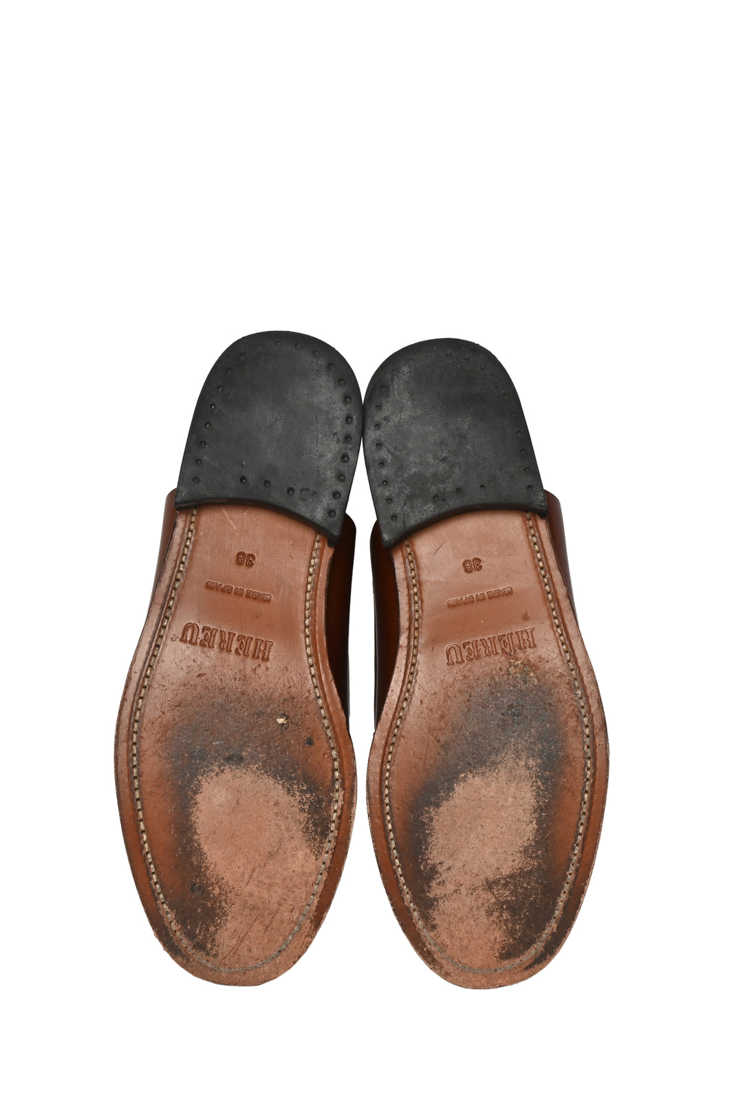 Hereu Size 38 Slingback Loafers