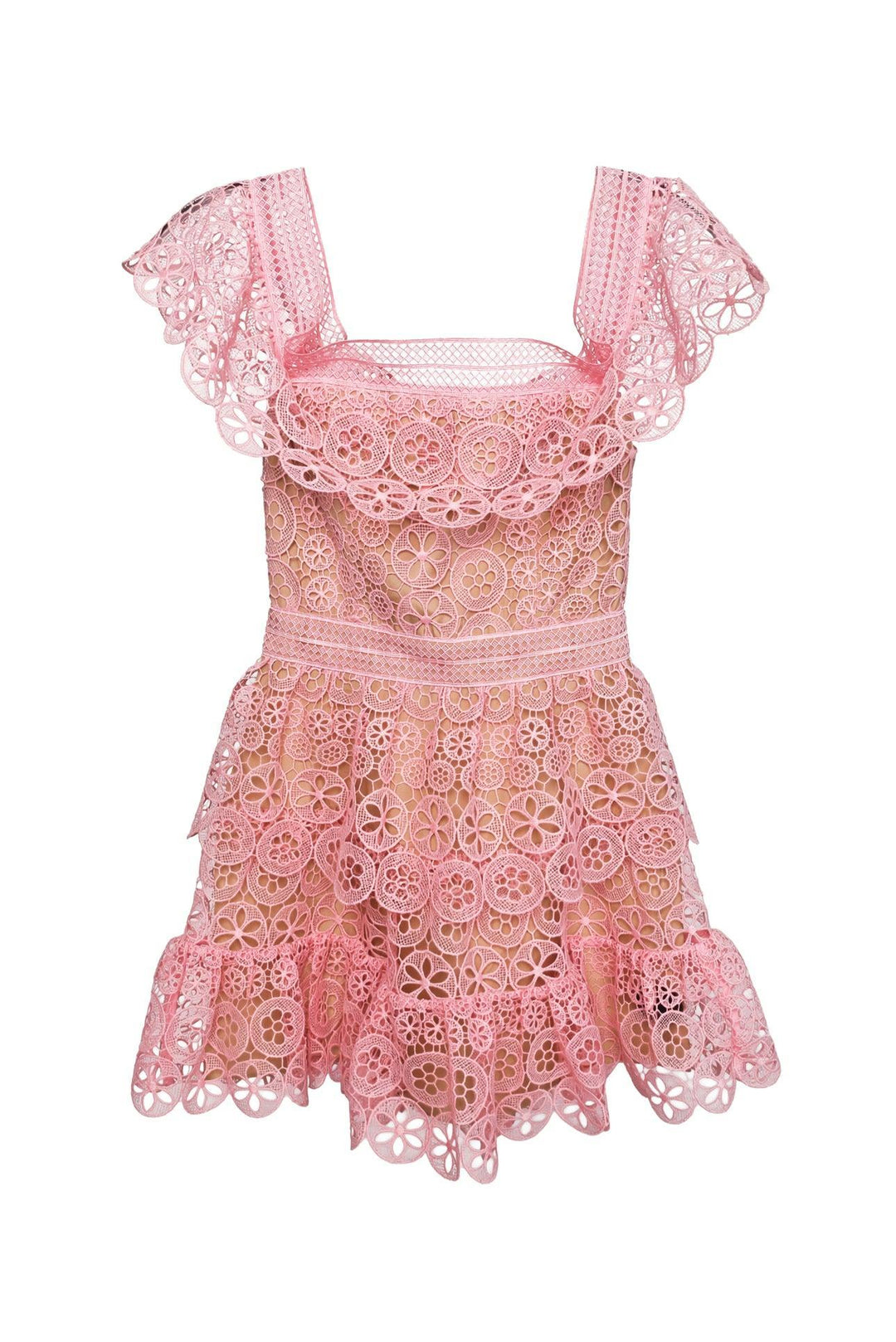 Self Portrait Size 2 Off the Shoulder Tiered Dress