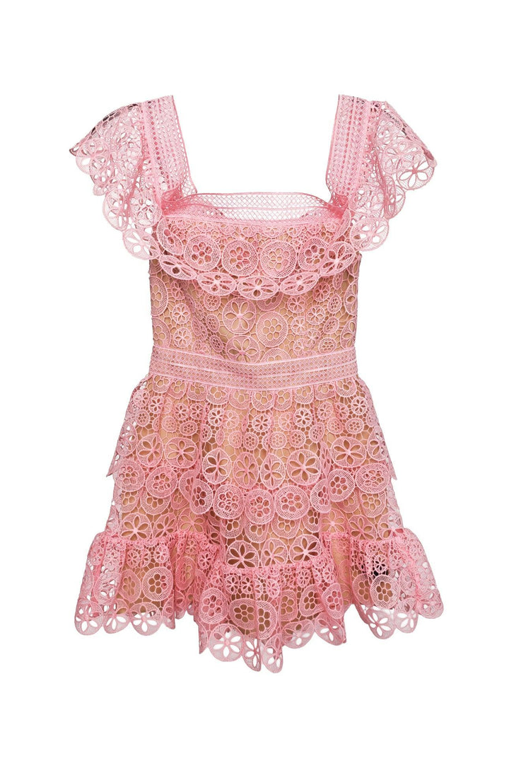 Self Portrait Size 2 Off the Shoulder Tiered Dress