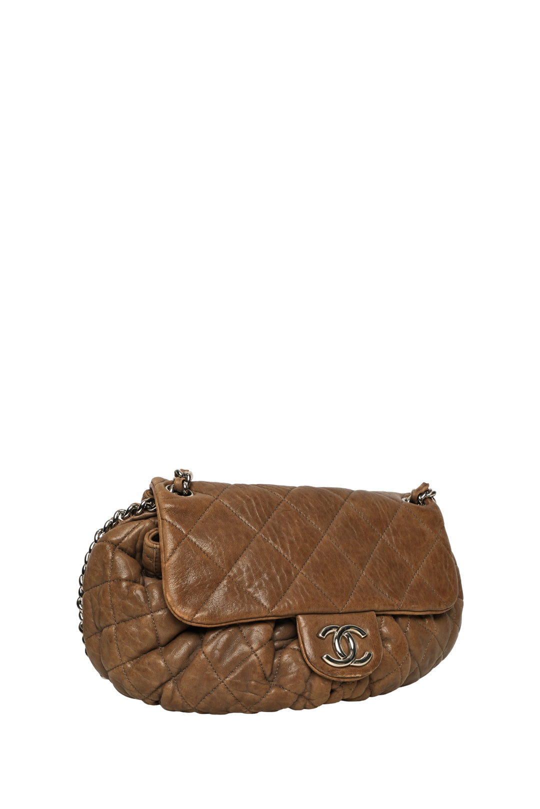 Chanel 2011-2012 Quilted Lambskin Chain Around Shoulder Bag