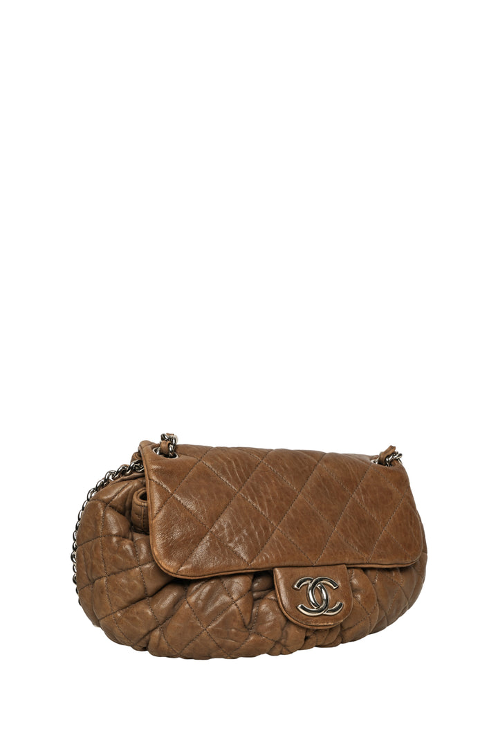 Chanel 2011-2012 Quilted Lambskin Chain Around Shoulder Bag
