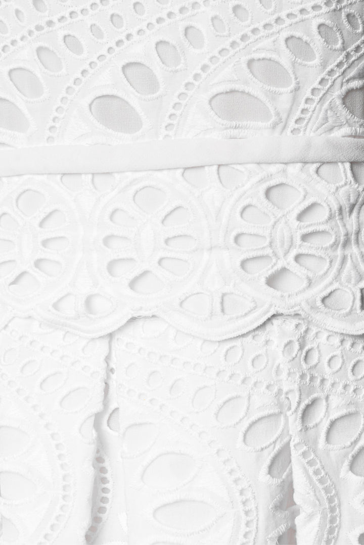 Giambattista Valli Size 6 Macrame Midi Dress