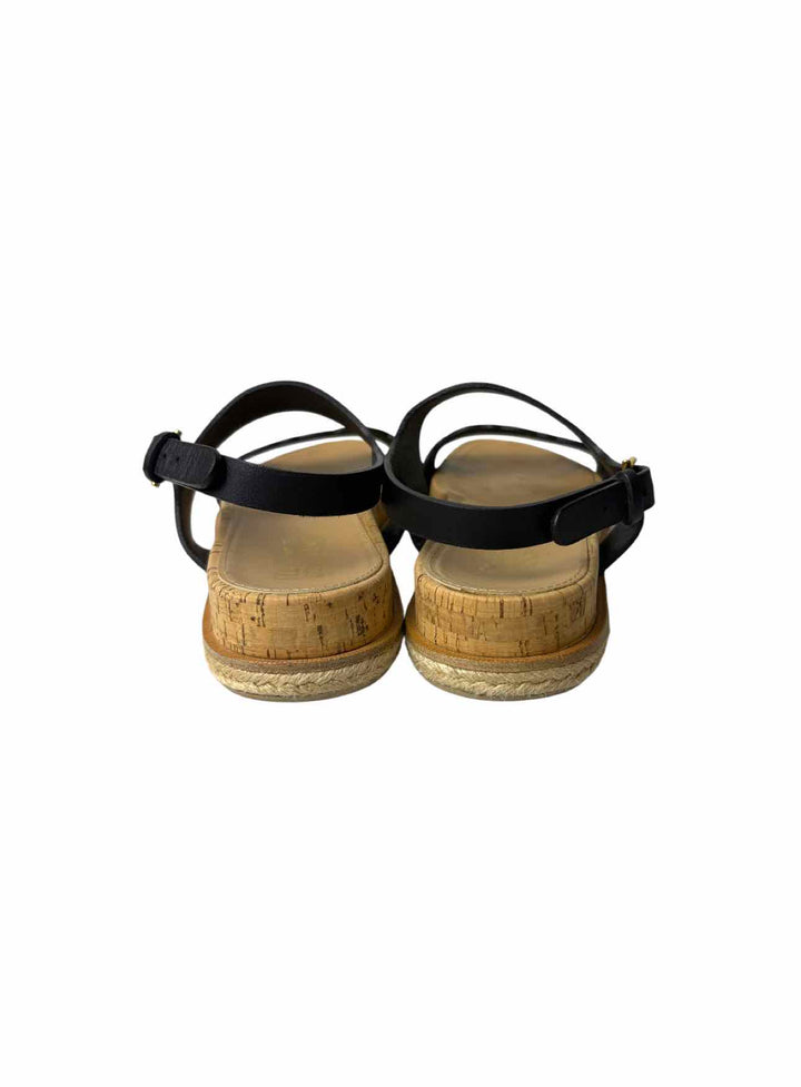 Ferragamo Size 8.5 Cut Out Leather Sandals
