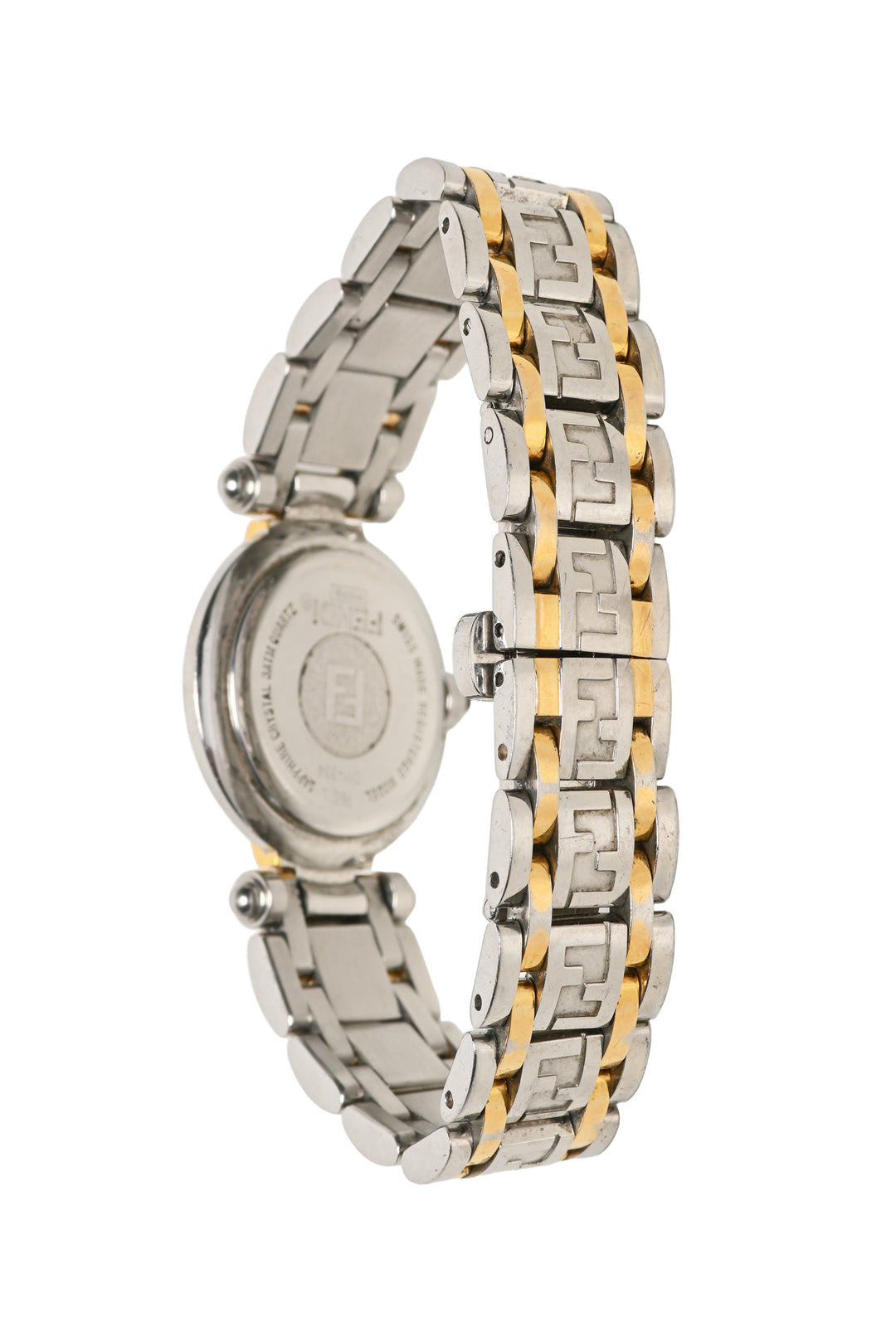 Fendi Orologi 760L Vintage Two Tone Mother of Pearl Watch