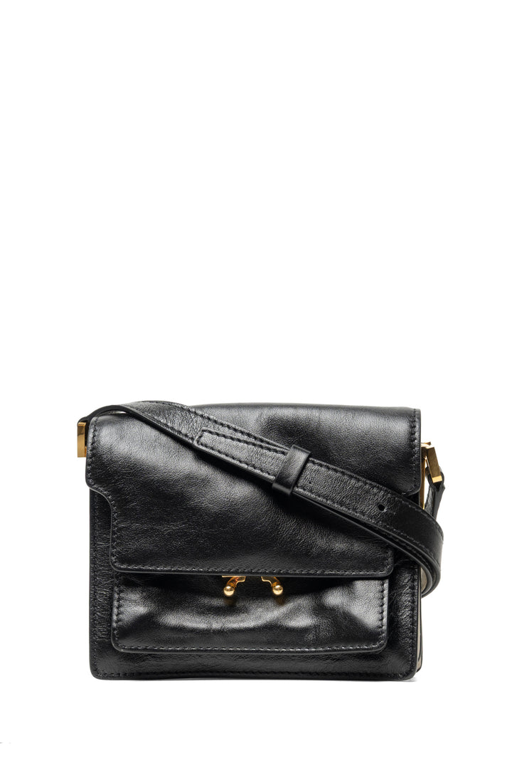 Marni Two-Tone Leather Mini Soft Trunk Crossbody