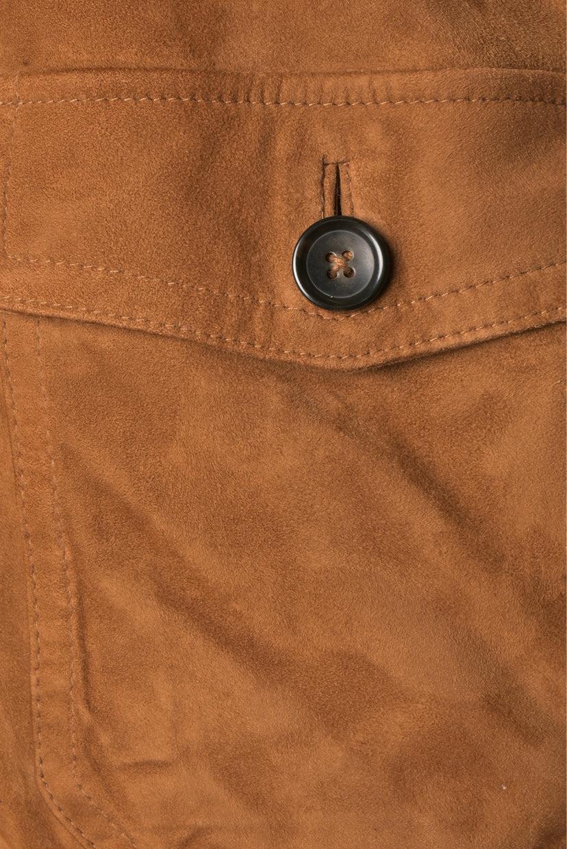 Brooks Brothers Size M Men's Goat Suede Bomber Jacket