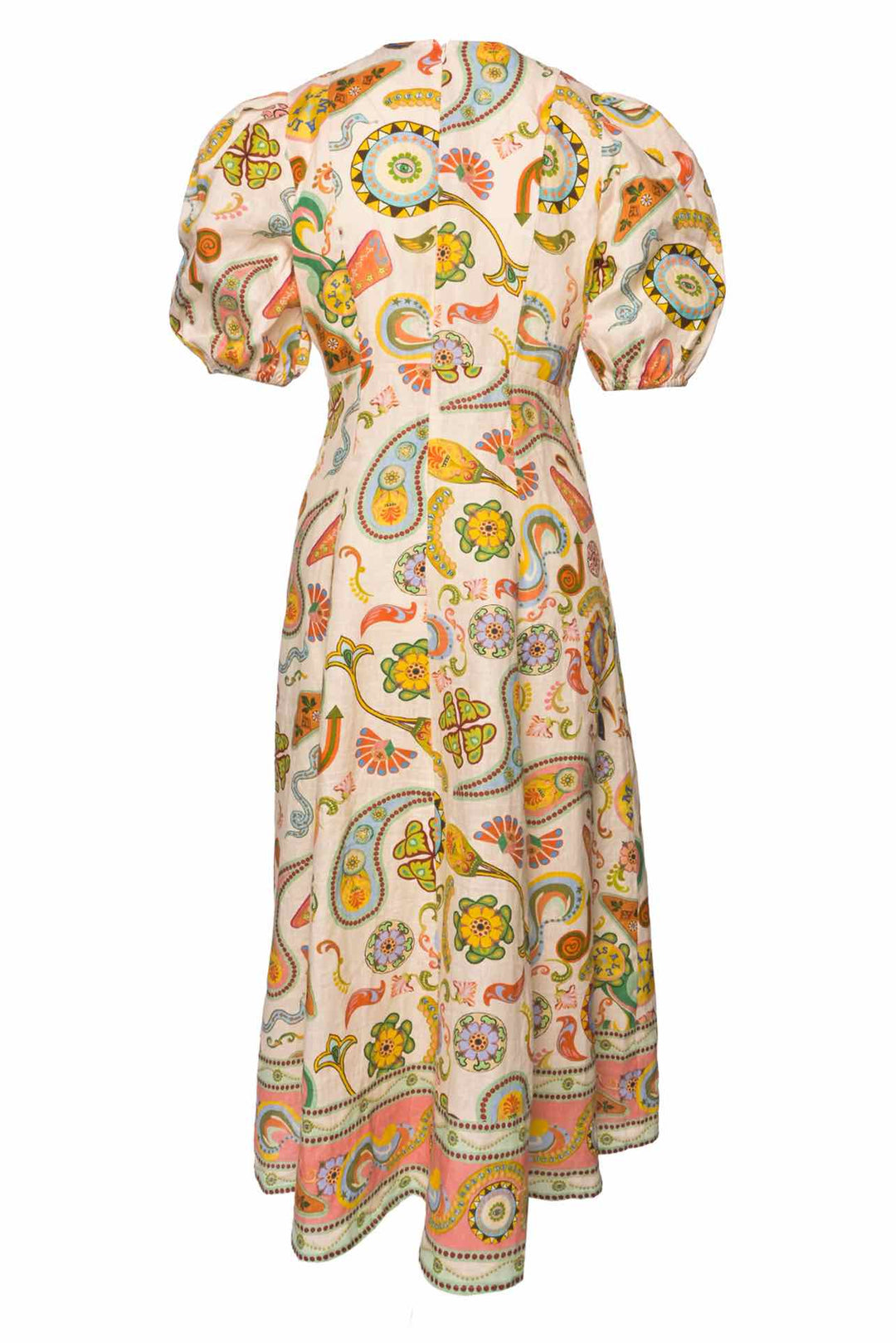 Alemais Size 4 Arcade Paisley Midi Dress