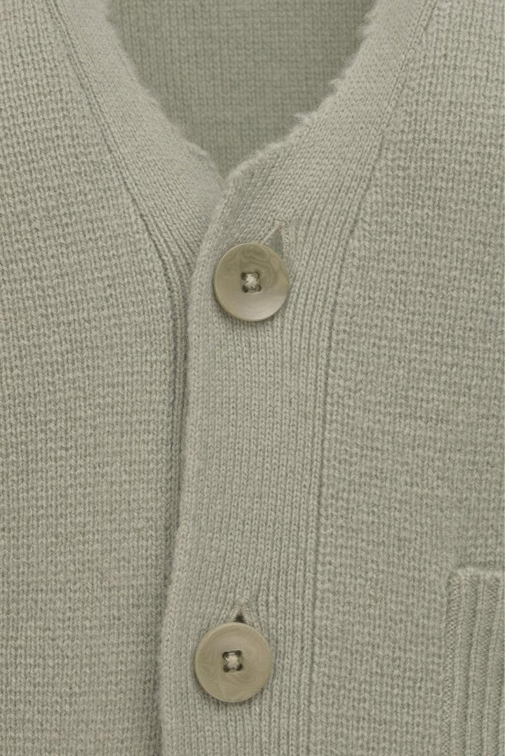 Tibi Size L Soft Lambswool Distressed Cardigan