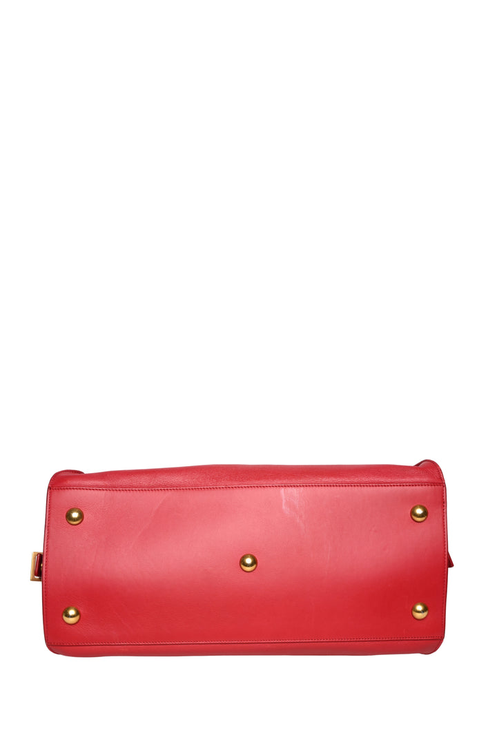 Saint Laurent Medium Leather Classic Y Cabas Tote