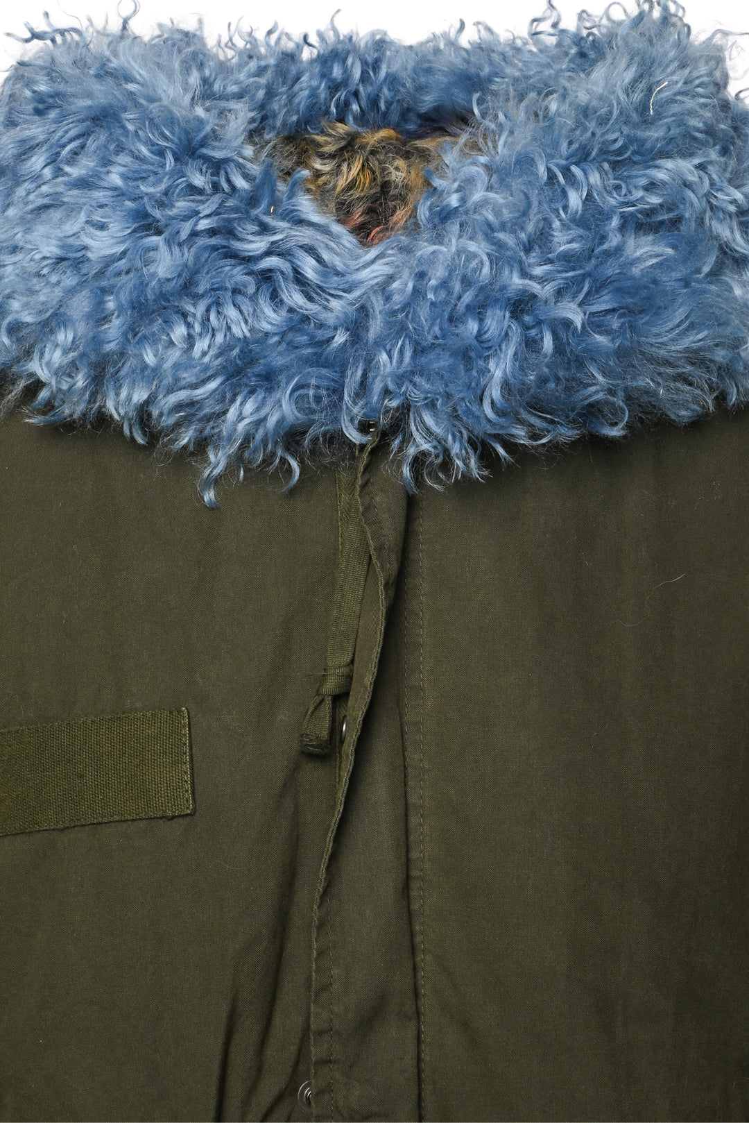 Mr & Mrs Italy Size XS Lamb Fur Lined Long Parka