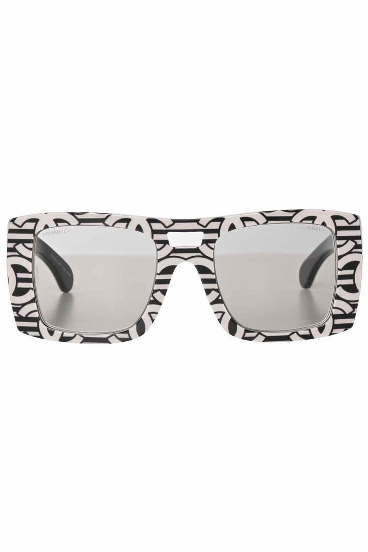 Chanel Acetate CC Logo Square Sunglasses