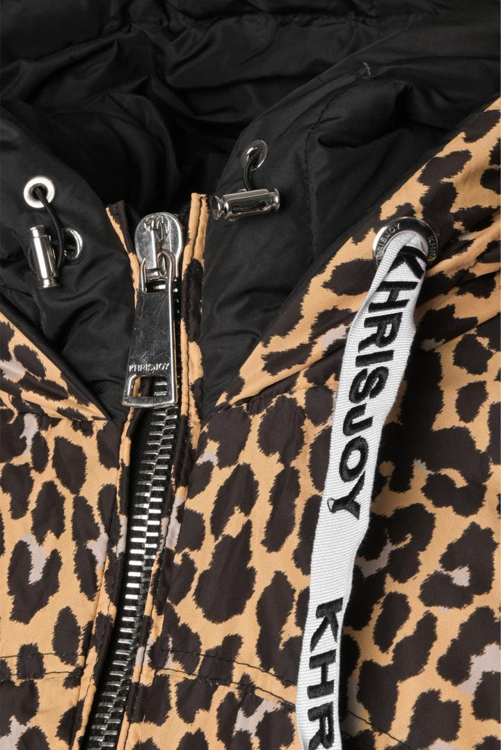 Khrisjoy Size 1 Leopard Padding Filled Down Jacket