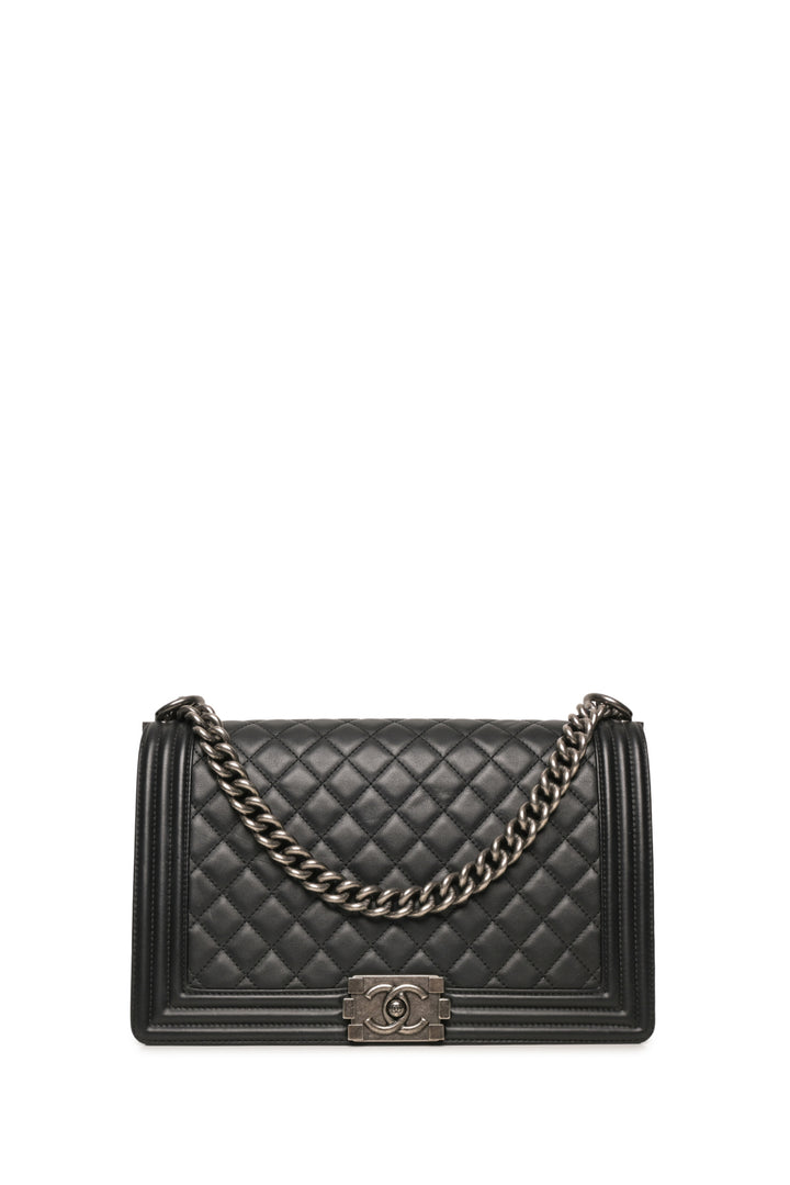 Chanel Quilted Lambskin Medium Boy Bag