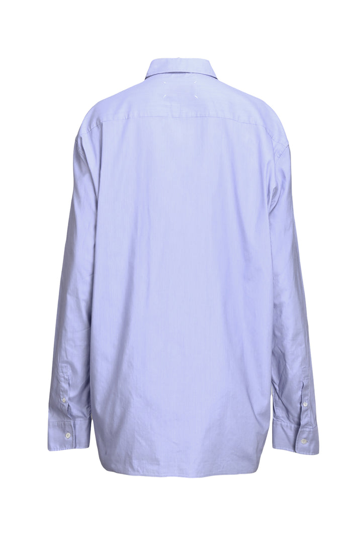 Maison Margiela Size 42 Men's Oversized Striped Shirt Long Sleeve