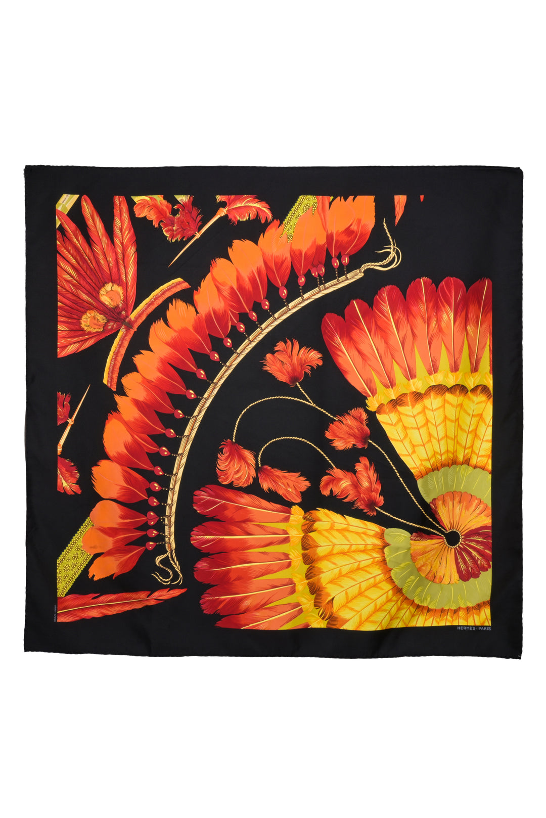 Hermes Brazil Silk Scarf 90