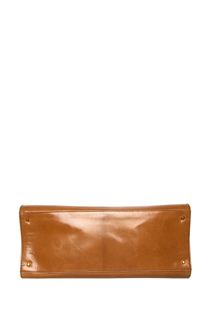 Valentino Vintage Double Emblem Tote