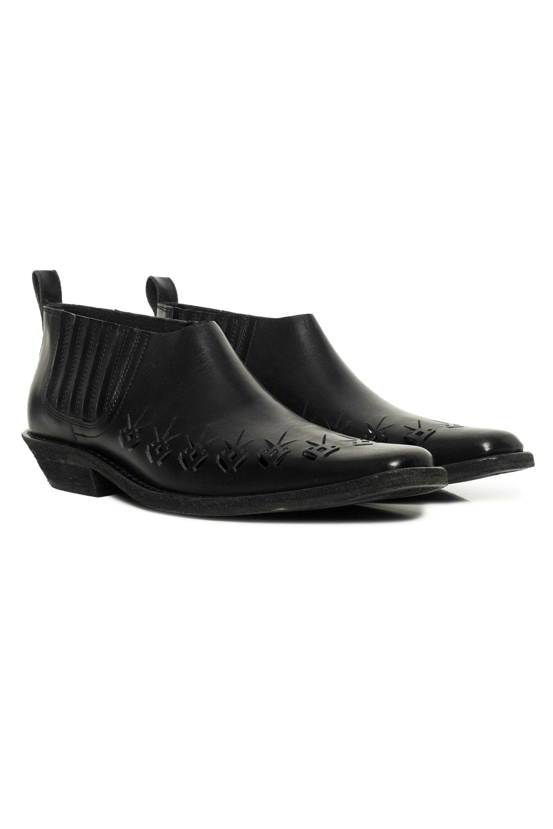 Haider Ackermann Size 39.5 Laser Cut Low Chelsea Boot