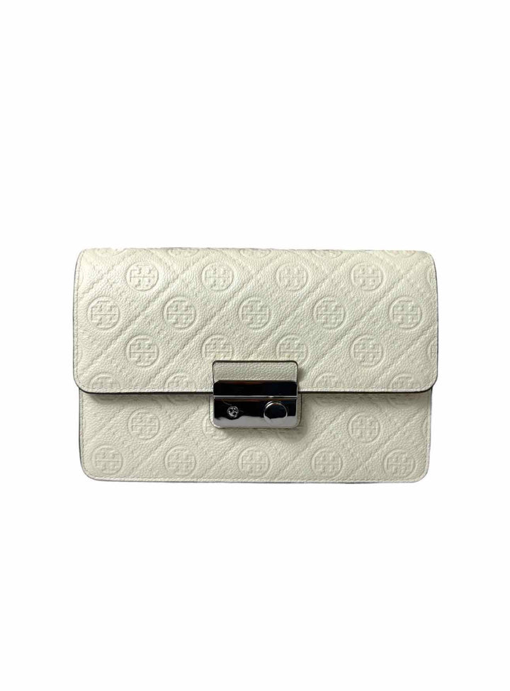 Tory Burch T Monogram Pebbled Leather Purse