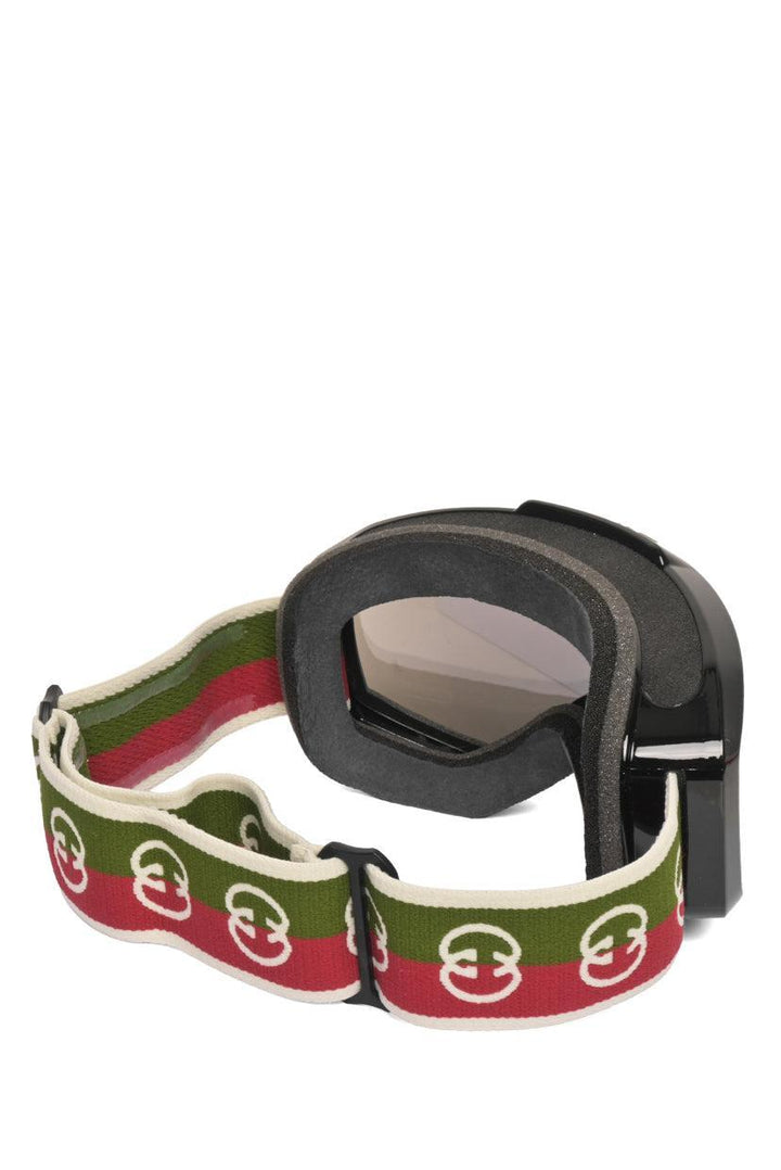 Gucci Logo Mirrored Shield Snow Ski Goggles Eyewear