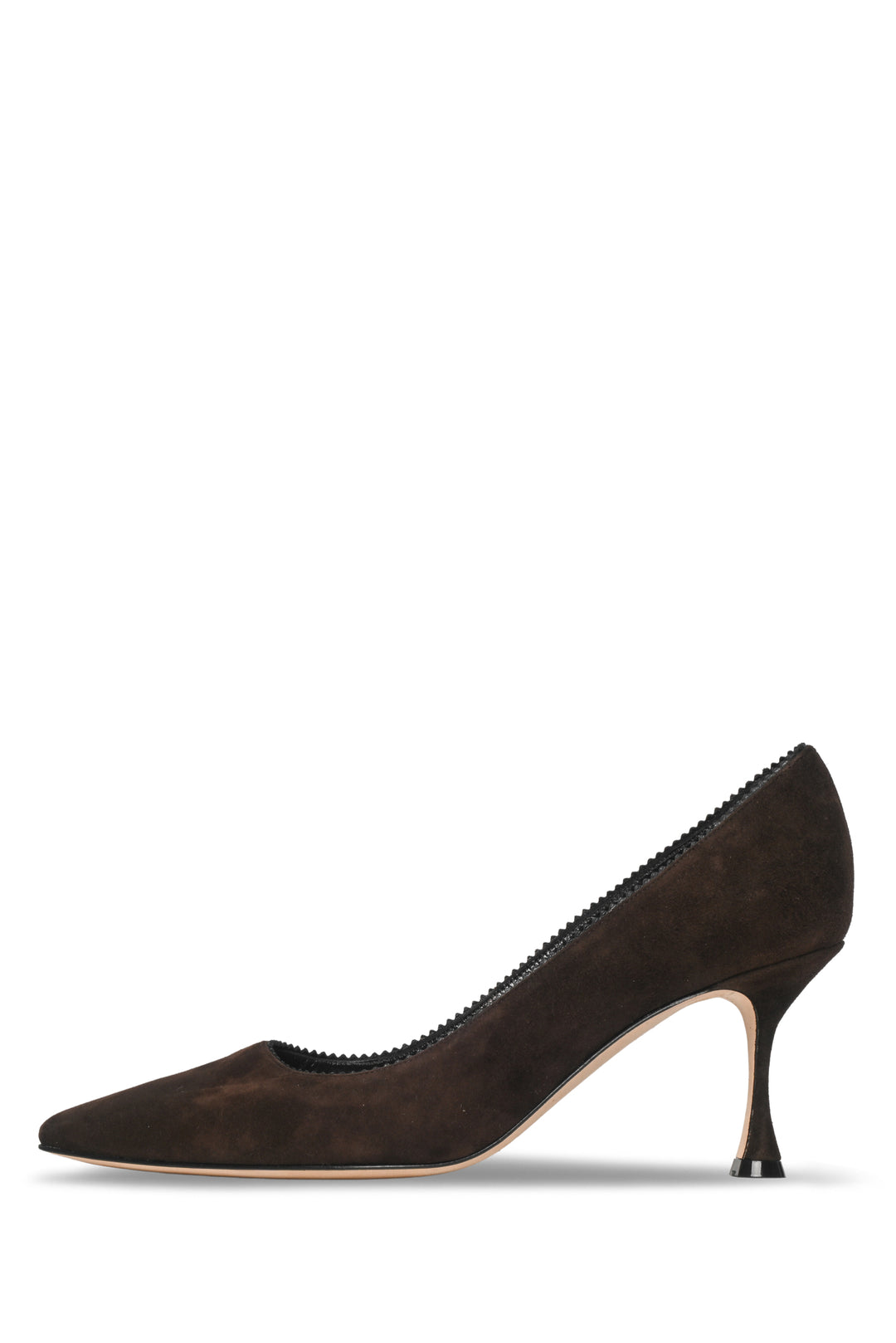 Manolo Blahnik Size 37.5 Osmaclo Suede Pumps