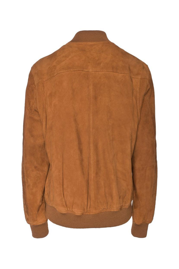 Brooks Brothers Size M Men's Goat Suede Bomber Jacket
