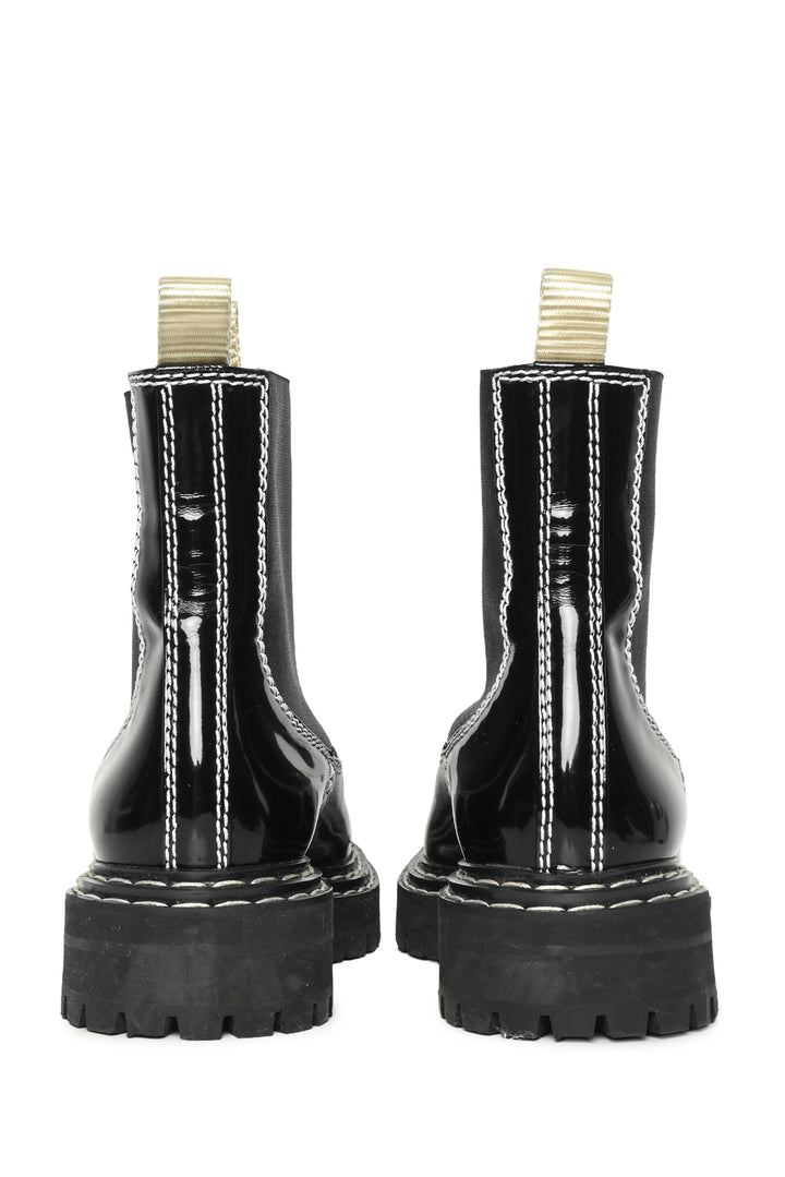 Proenza Schouler Size 40 Leather Chelsea Ankle Boots