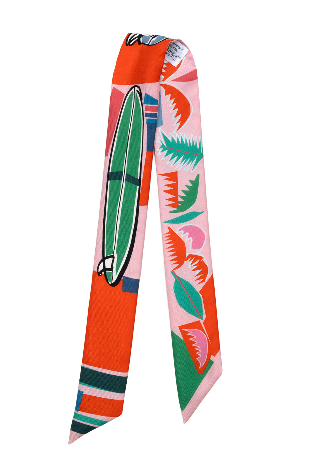 Hermes Sea Surf and Fun Twilly Scarf