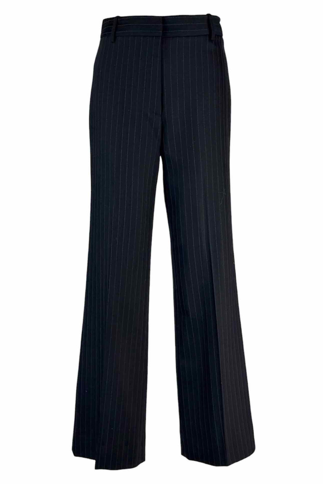 Nili Lotan Size 2 Pinstripe Straight Leg Pants