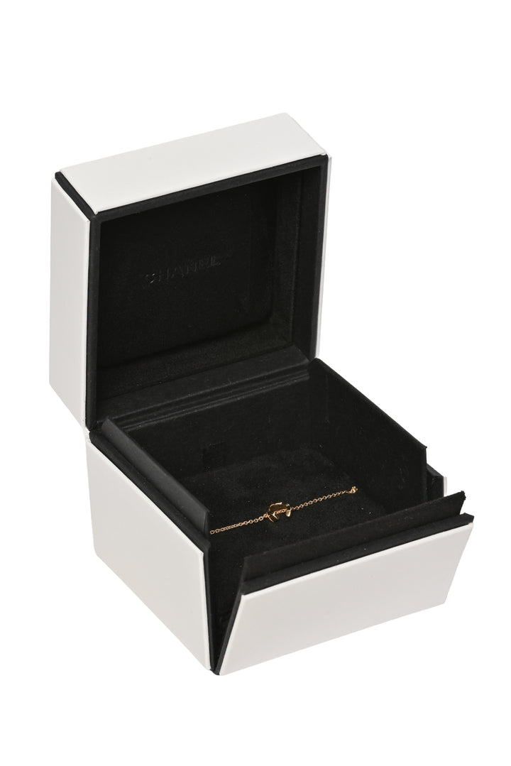 Chanel 18K Yellow Gold Quilted Coco Bracelet