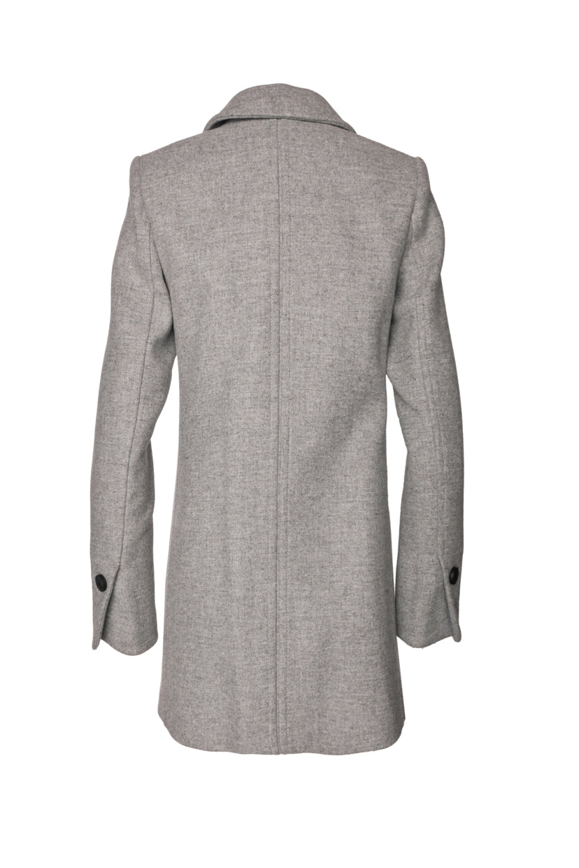 Proenza Schouler Size 0 Double Breasted Wool-Blend Coat