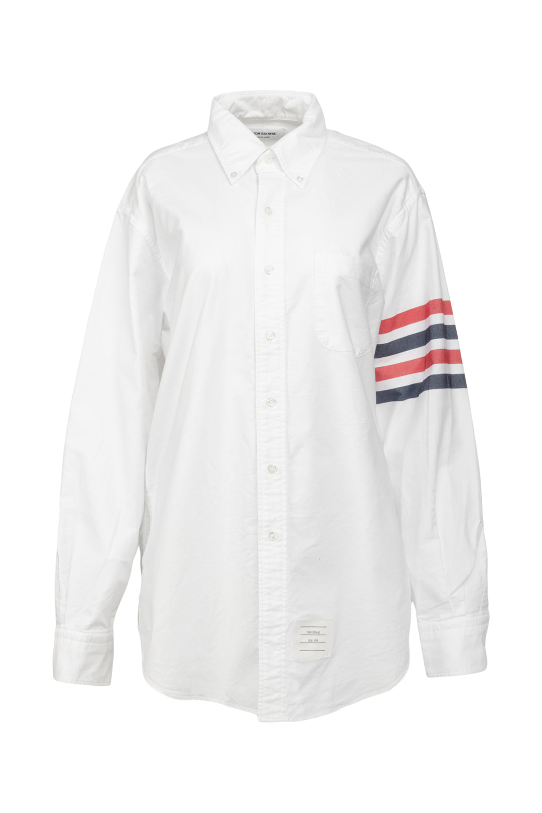 Thom Browne Size 5 Men's 4 Bar Button Up Long Sleeve Shirt