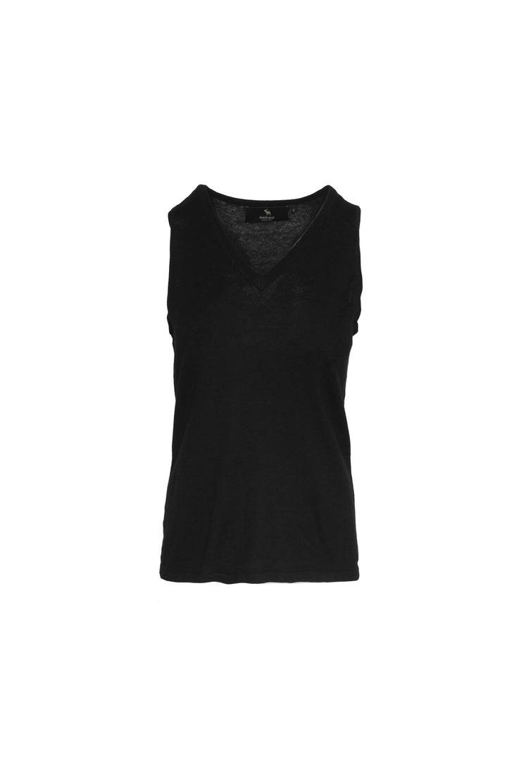 Black Goat Size L Cashmere & Silk Sweater Vest