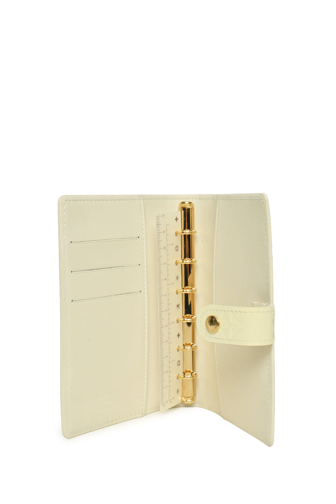 Louis Vuitton 2005 Monogram Vernis Small Ring Agenda Cover