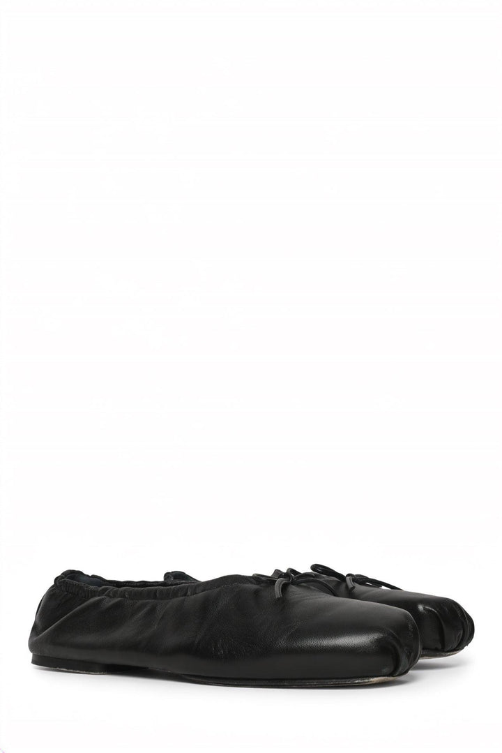 Khaite Size 38 Ashland Foldable Leather Ballerina Flats