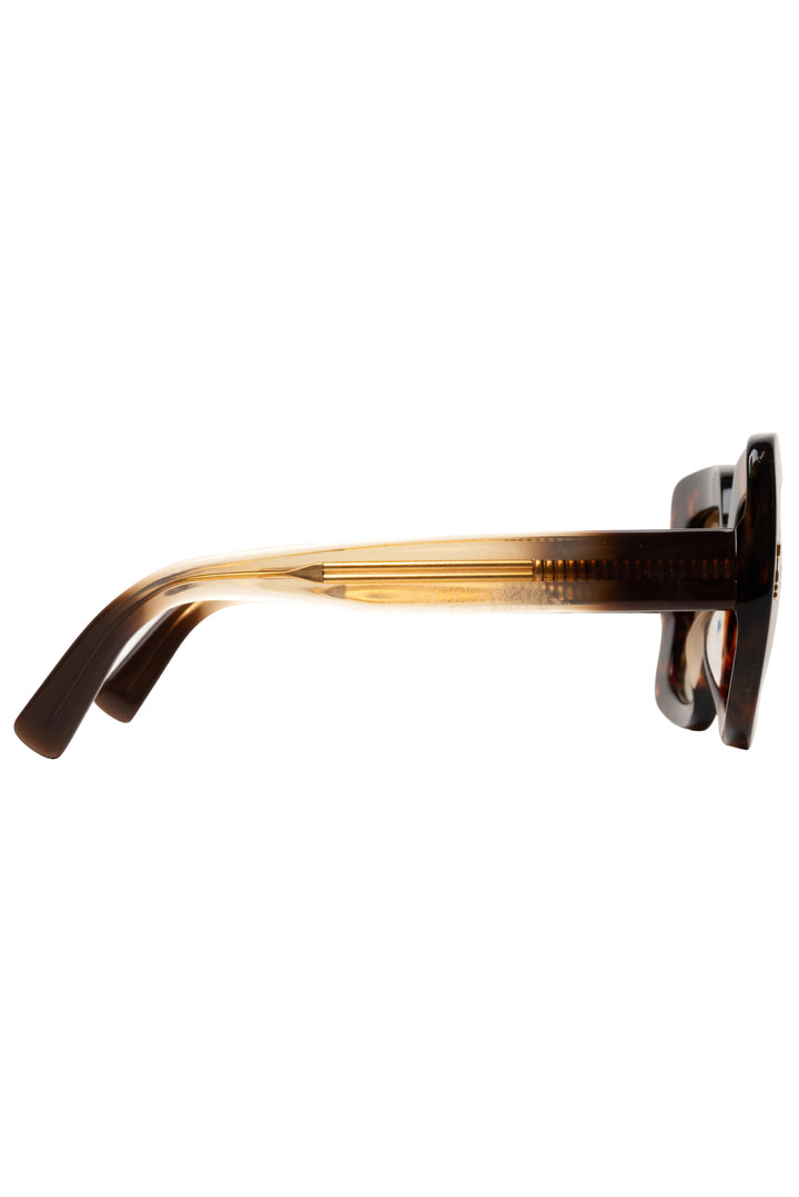Boucheron BC0006S Tortoiseshell Square Sunglasses