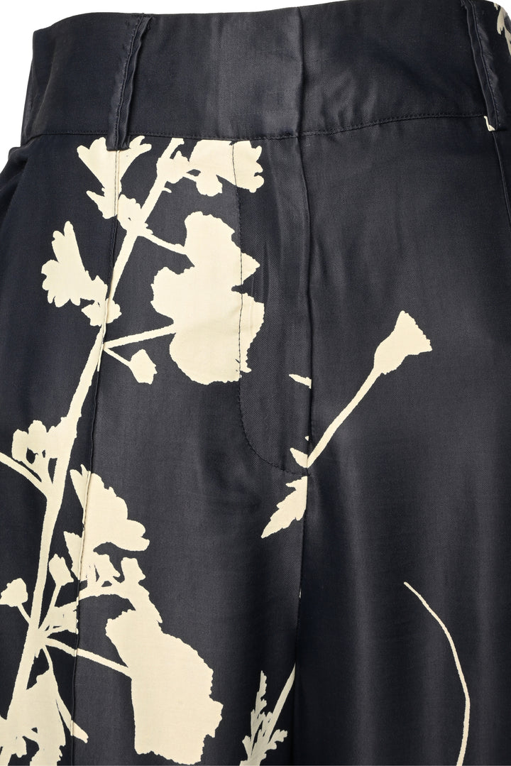 Eiko Ai Size S Floral Tencel-Blend Pants