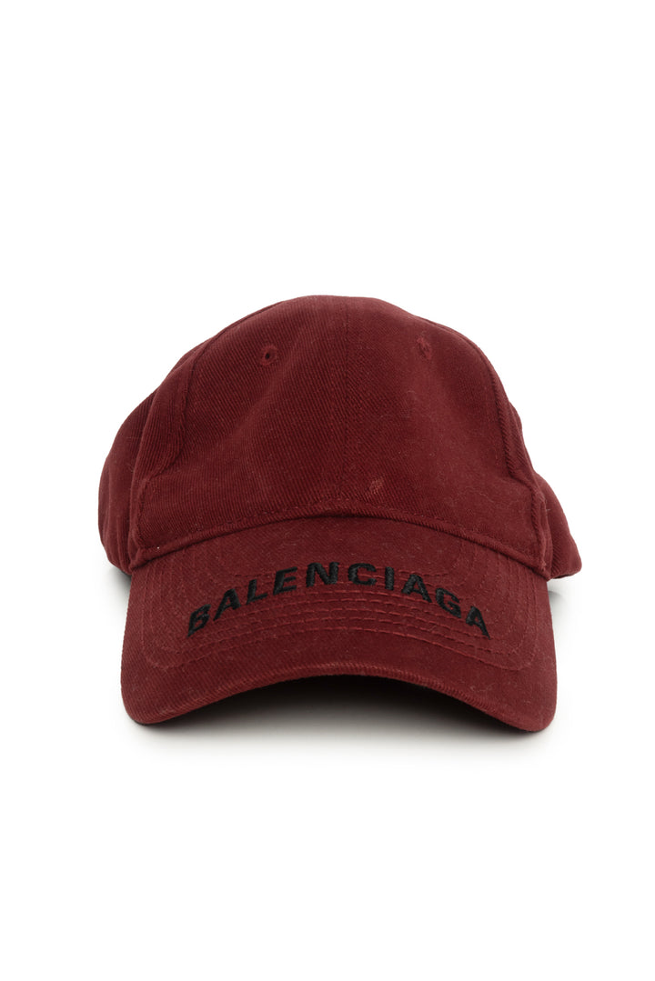 Balenciaga Logo Embroidered Baseball Cap