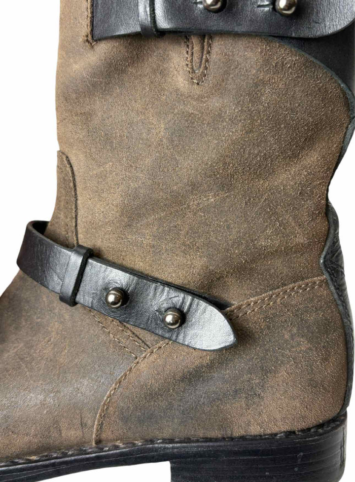 Rag & Bone Size 39 Jonal Leather Moto Boots