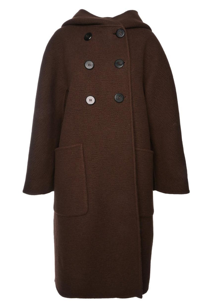 Max Mara Atelier Size 4 2021 Sierra Cashmere Hooded Coat