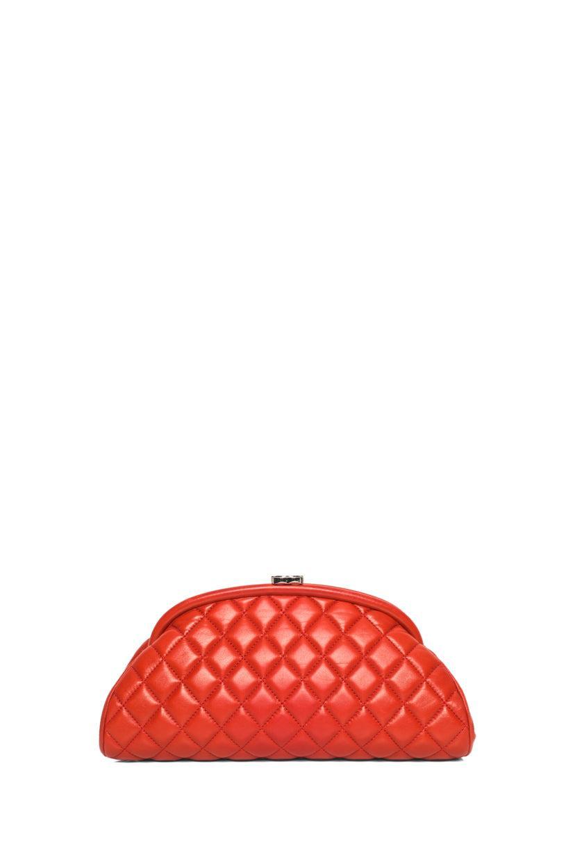 Chanel 2011 Lambskin Quilted Timeless Clutch