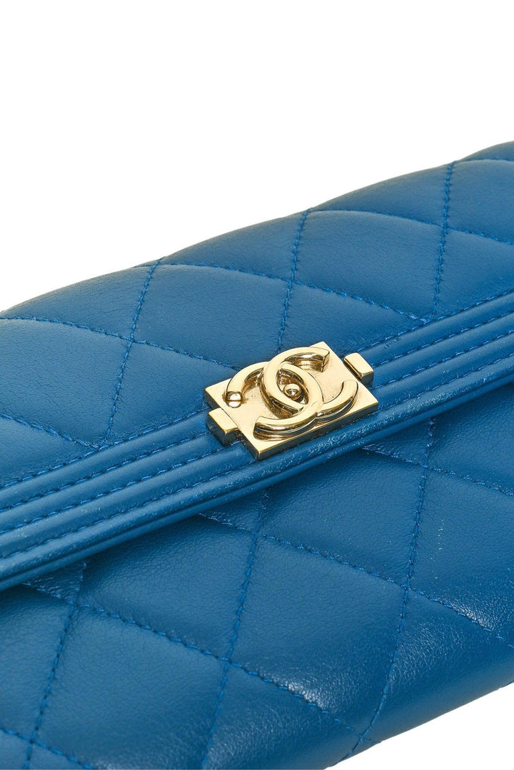 Chanel 2017-2018 Boy Flap Long Wallet