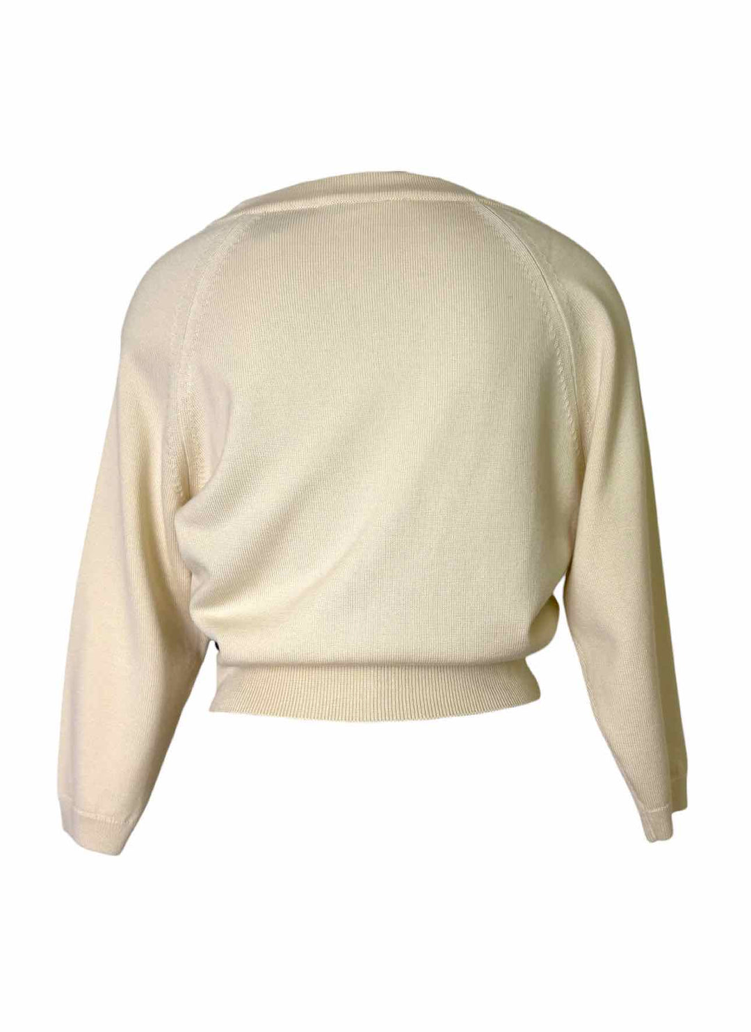 Moschino Size 10 Faucet Button Wool Cardigan