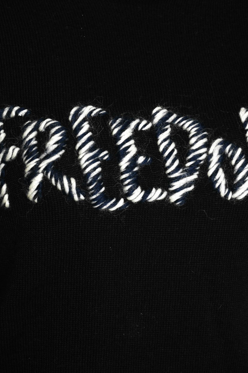 Comme Des Garcons Size XS/S Freedom Embroidered Sweater