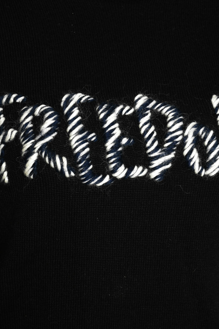 Comme Des Garcons Size XS/S Freedom Embroidered Sweater