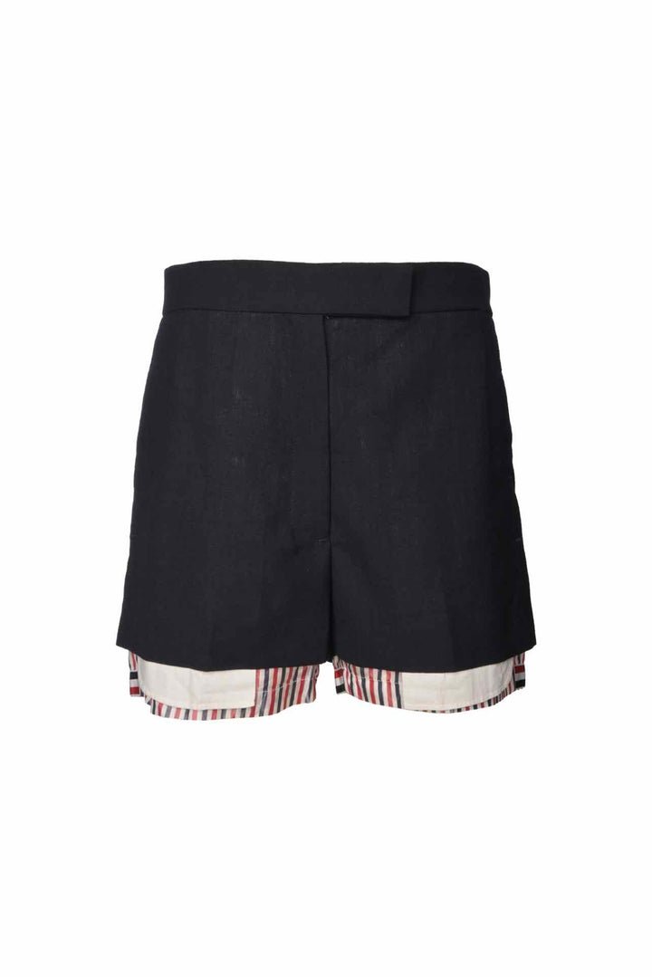 Thom Browne Size 38 Drop Lining Wool Shorts