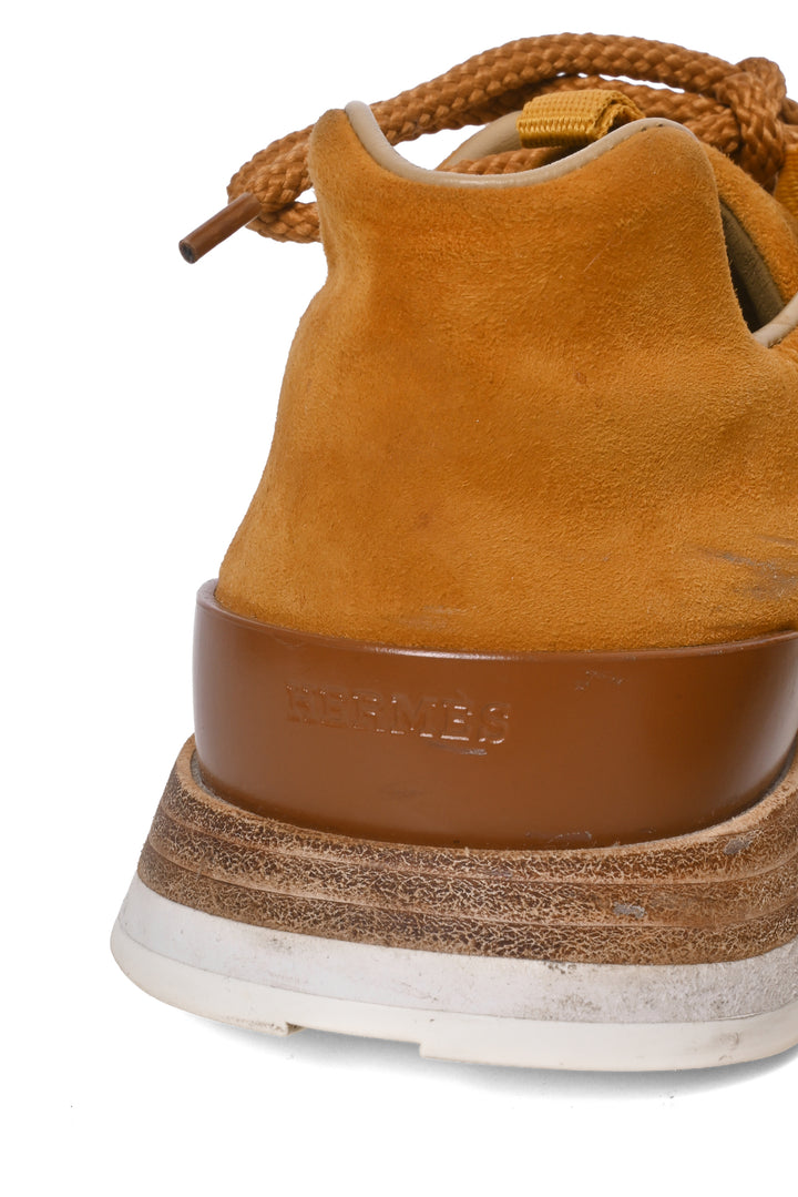 Hermes Size 38 Suede Buster Sneaker